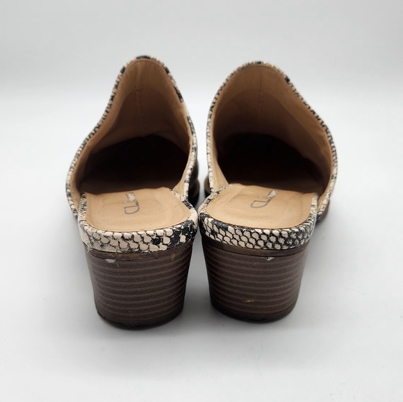 Chinese Laundry Women's Snake Print Slip On Heeled Mules Shoes Size 7 M - Picture 7 of 10